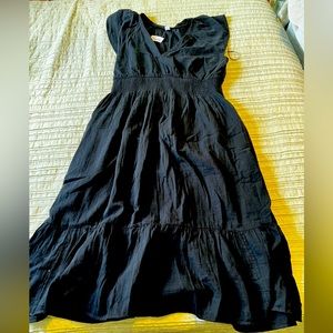 Old Navy black calf length dress, xl